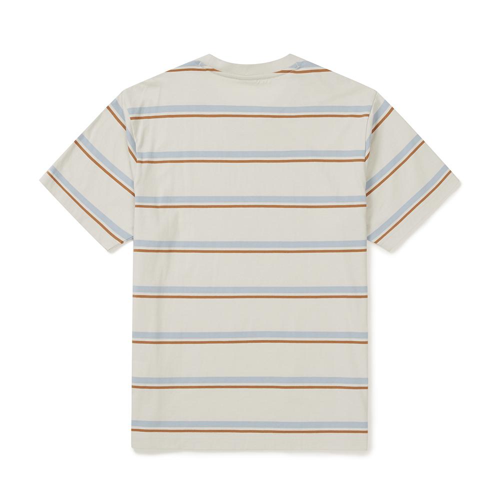 [Snowpeak] Cotton Stripe Short-Sleeve T-Shirt Camel (S25MMFTS49)