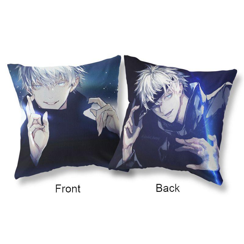 Anime 45x45cm Jujutsu Kaisen Kissenbezug Kissenhülle Zuhause Sofa Doppelseitig