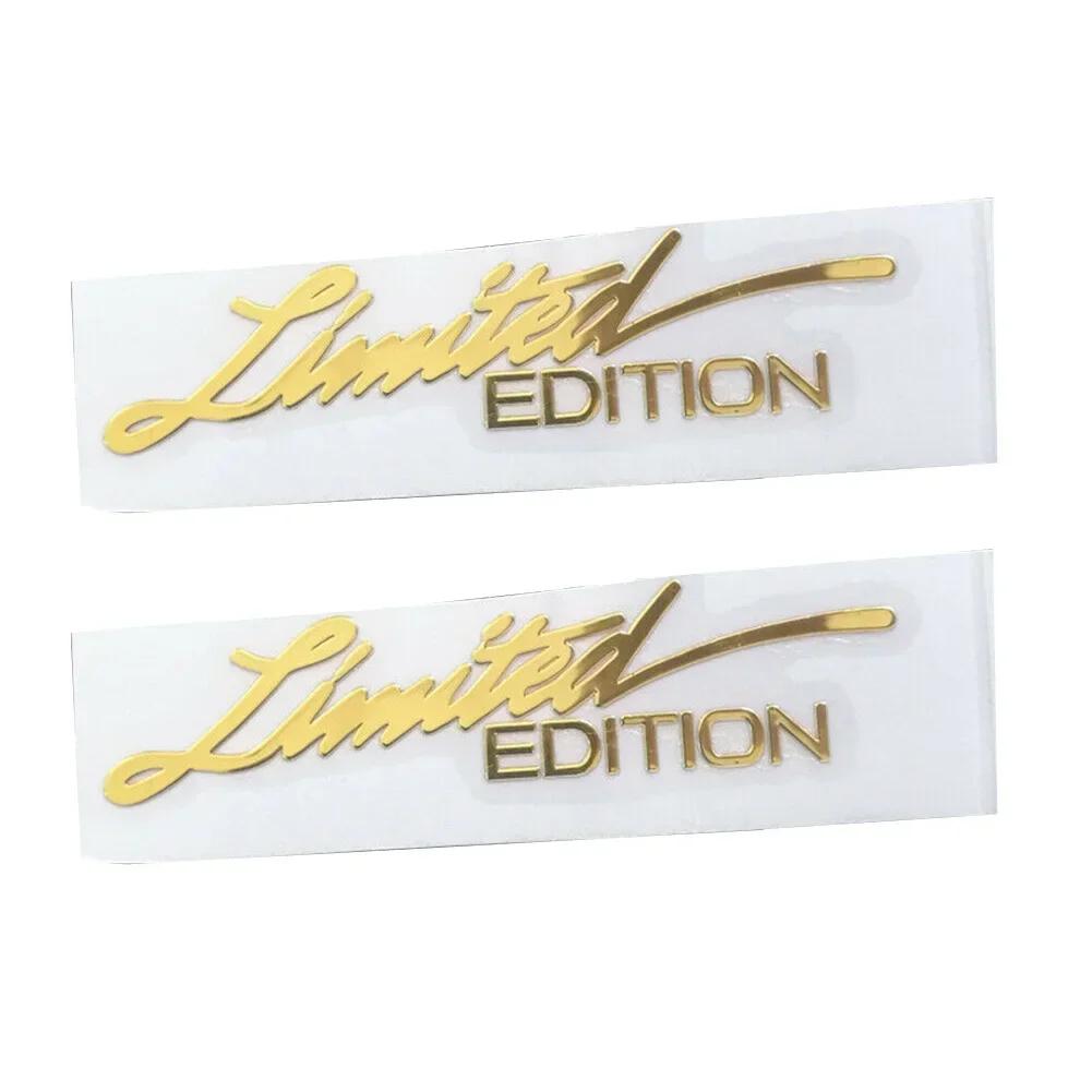 2PC limited edition 3d car sticker gold badge badge metal sticker sticker car accessories motorcycle stickers Accessories