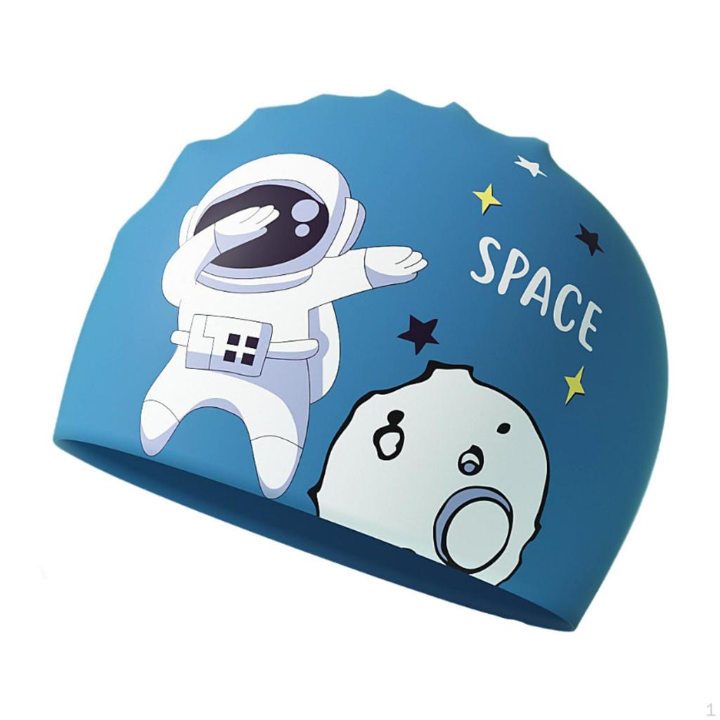 Children Swim Cap Shower Bath Hat Non Slip for Kids Men Women Lightweight Swimming Water