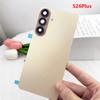 Back Glass Cover For SAMSUNG Galaxy S26 Plus S26+ Back Door Replacement Hard Battery,Rear Housing Cover With Camera Lens