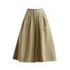 Real Shot Summer New Cotton and Linen Literary Loose Casual Retro Nine-point Wide-leg Pants Women