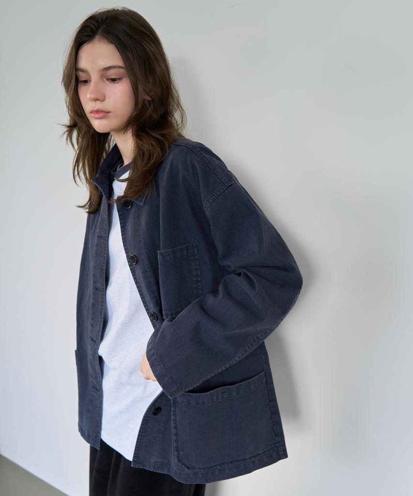 LOSSYROW Washed Work Jacket