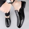 Mules Half Shoes For Men Leather Backless Casual Shoes 2025 Luxury Designer Loafers Slippers Fashion Open-back Slides Sandals