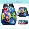 Brain Inside Out Characters Kids School Backpack Set For Students Elementary