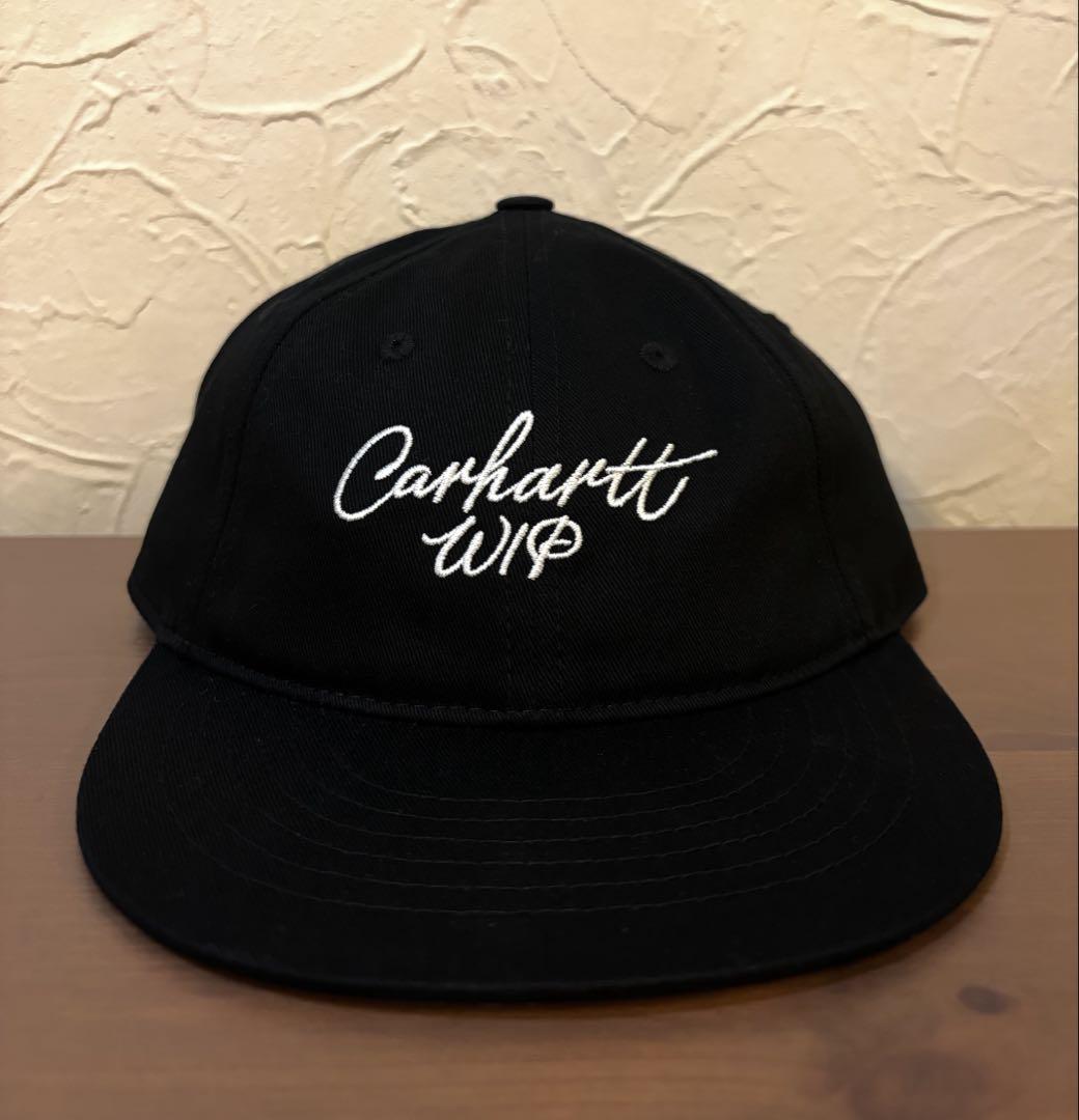 

[USED] Carhartt WIP CAP Black Embroidered Baseball Cap