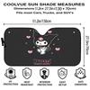 Kuromi Car Sunshade Windshield - Fun Sun Protection