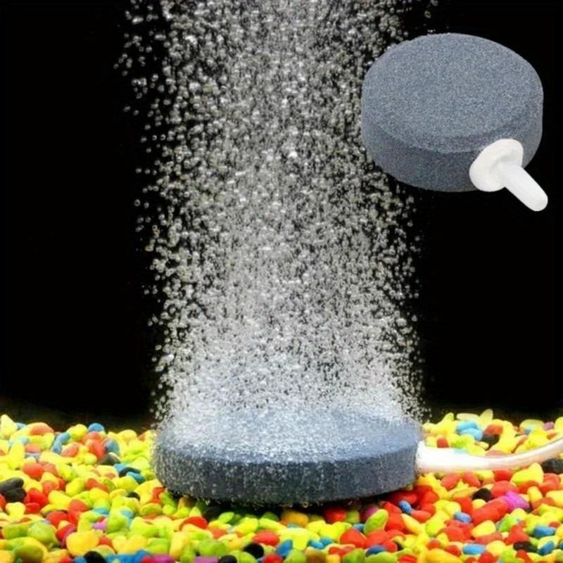 1.57 Inch Air Stone Aquatic Animal Feeding Box Aeration Tank Pump Air Stone Bubble Tray Aquarium Air Pump Hydrophilic Oxygen Plate
