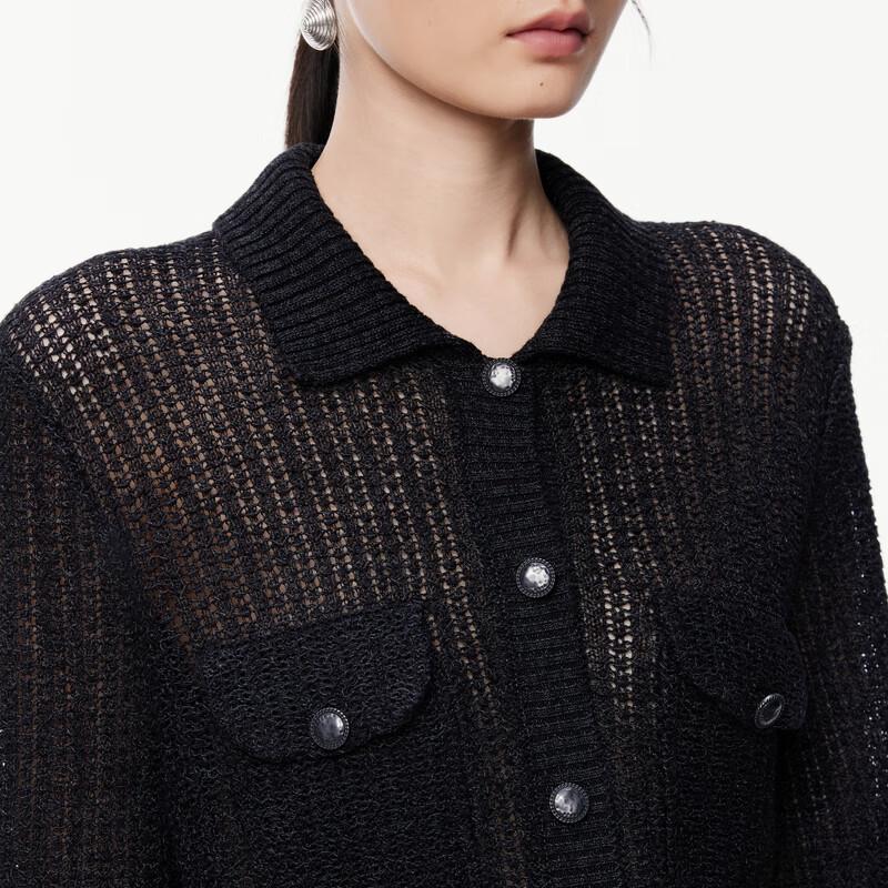 JNBY 2024 Summer Short Sleeve Knit Cardigan