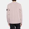 Stone Island Ribbed Solid Color Crew Neck Sports Long Sleeve Comfortable Knit Sweater Men sweater Light-Purple 801562656-V0080