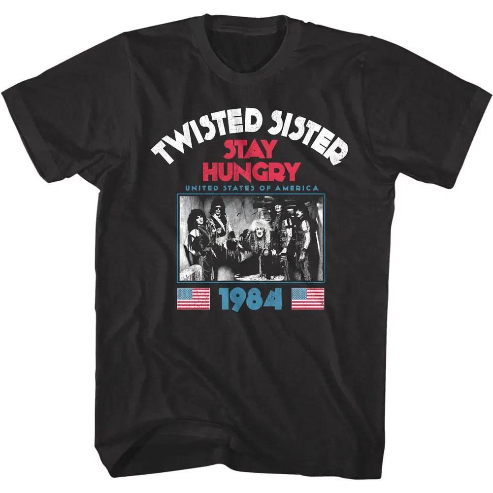 Twisted Sister Stay Hungry Tour 1984 Men s T Shirt 2XL