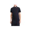 Emporio Armani SS24 Striped Logo Jacquard Straight Casual Short Sleeve Polo Shirt Men Polo Shirts Black 6D1F65-1JTKZ-00B9