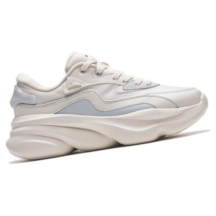 Anta Meow Shoes Comfortable Slip Resistant Abrasion Resistant Low Top Chunky Sneakers Women's Cloud Gray 922338888-5