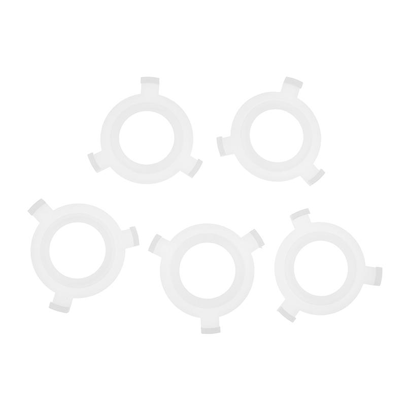 White Lamp Covers Accessories 5PCS Lamp Shade For E27 To E14 Light Shades Socket Reducing Ring Adapter Washer
