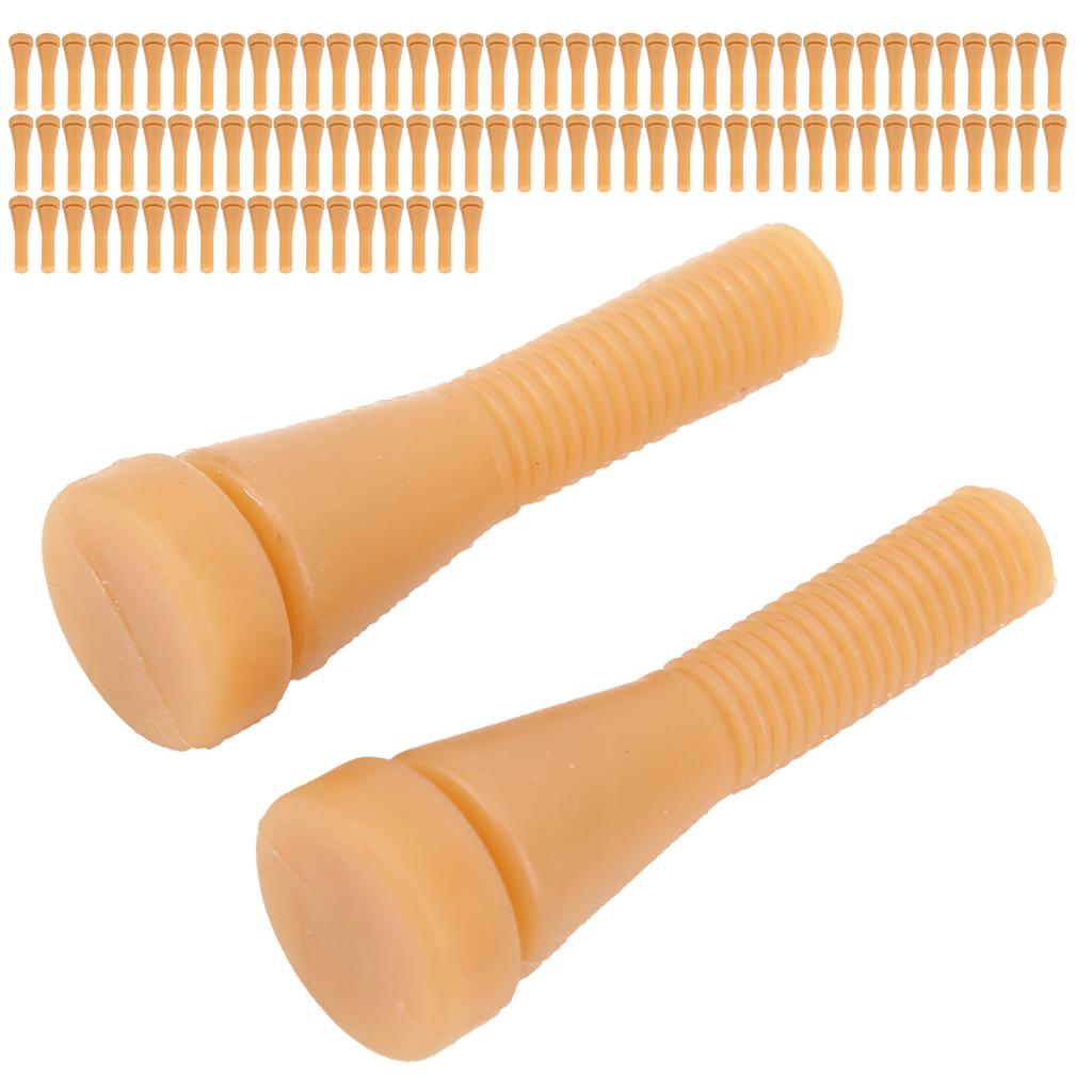 50 Pcs Poultry Plucking Fingers Rubber Hair Removal Stick Plucker for Chicken  