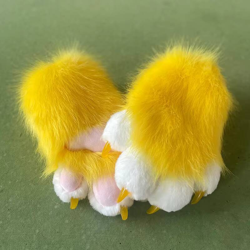 New Fursuit Kigurumi Furry Animal Paws Gloves Nails Kig Cosplay Costume Wearable Furry Animal Colorful Claws Cos Props Halloween