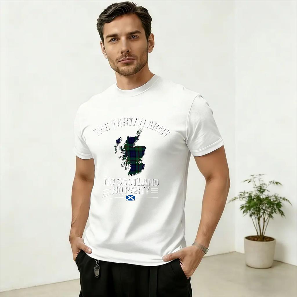 No Scotland No Party T Shirt Summer Trending TShirts Unisex Cotton O Neck Oversize Clothing Short Sleeves Streetwear Tshirt