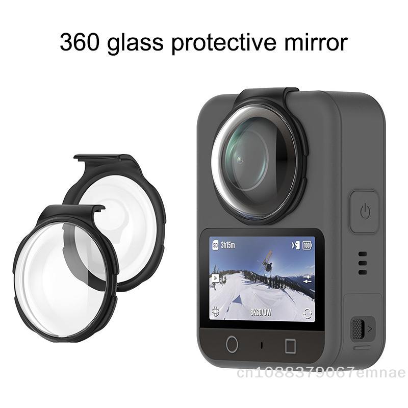[ZYAS]For OSMO 360 Tempered Glass 99%HD Screen Protector Wear-Resistant Optical UV Filter Lens Protector Guard Accessories