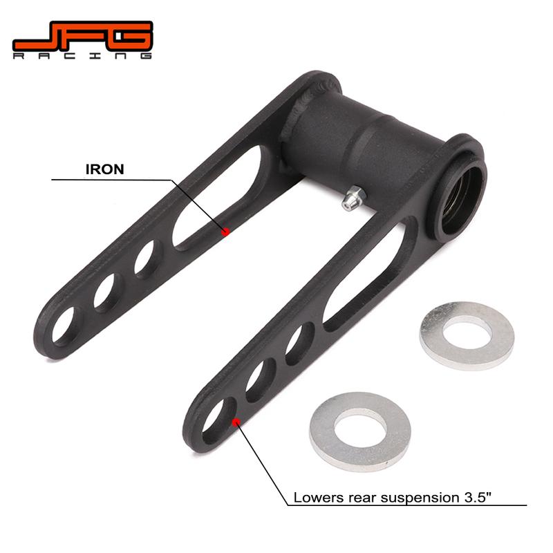 Motorcycle ATV Front Rear Lowering 3.5" Adapter Kit Adjustable For SUZUKI LTZ400 LT Z400 KAWASAKI KFX400 Arctic Cat DVX400