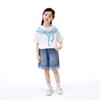Xiaoyinman Girls' Casual Butterfly Print T-shirt