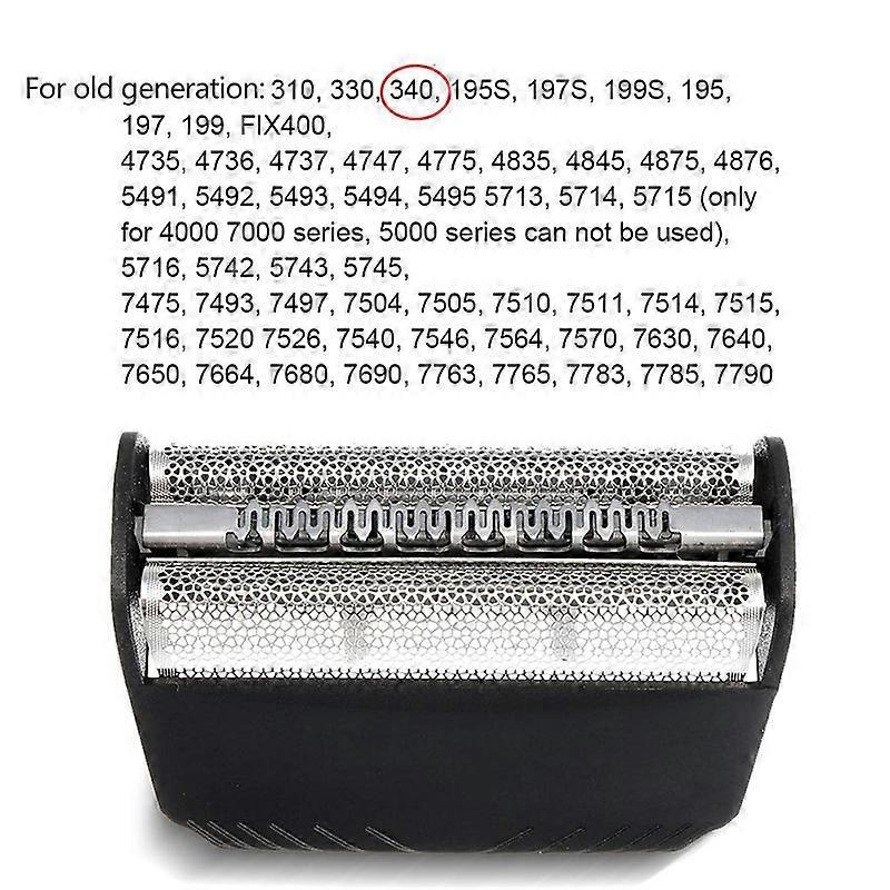 Replacement Shaver Foil Cutter Blade 30B for BRAUN 330 199 197S-1 195S-1 4845 4745 5743 7516 7475 74