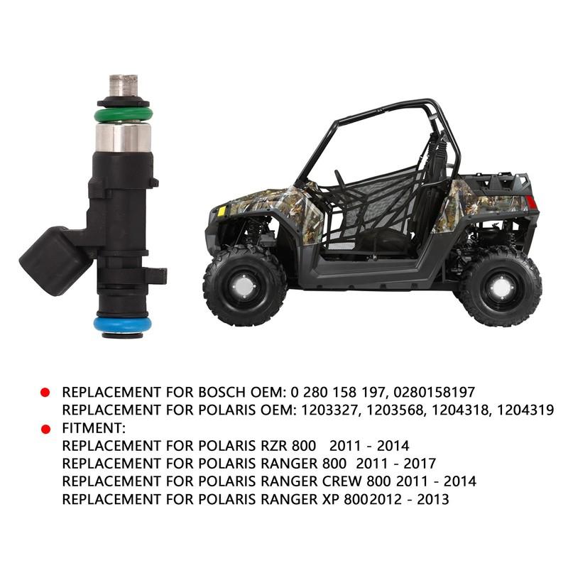 Fuel Injector Assembly 1203327 ATV Accessories Replacement for Polaris RZR 800 Ranger 800