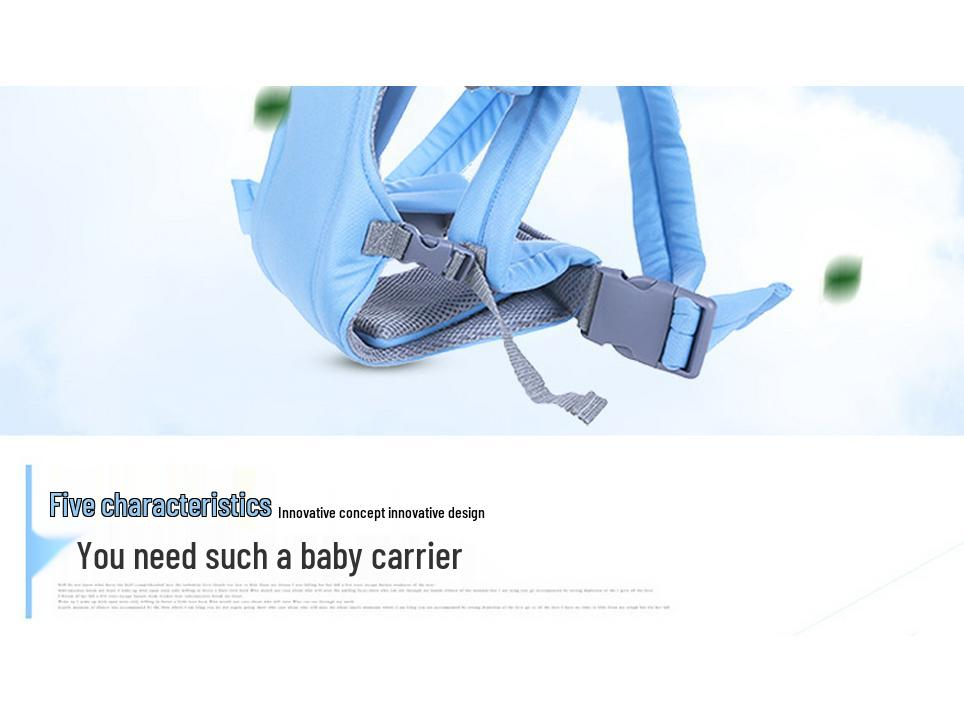Premium Multifunctional Pure Cotton Baby Carrier – Upgraded for Maternal and Infant Comfort