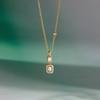 Cubic Zirconia Titanium Steel Clavicle Necklace For Women Light Luxury Niche Premium Jewelry Stainless Steel Fashion Cross Border Accessories