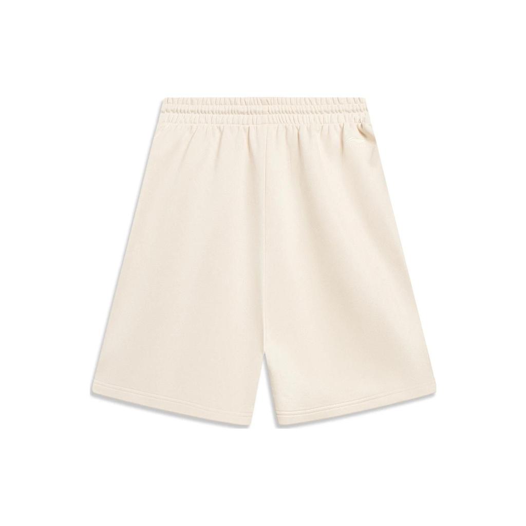 Li-Ning X Disney Toy Story Animated Print Loose Sports Shorts Women Bottoms Eggshell-Grey AKST646-2