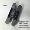Three-Dimensional Adjustable Concealed Zinc Alloy Hinge for Outward Opening Wooden Doors