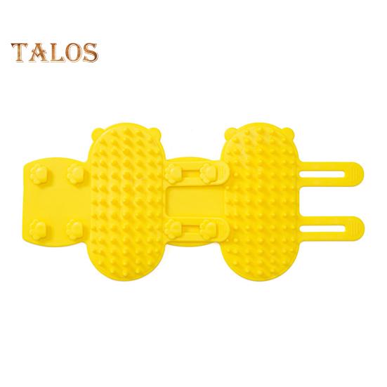 

2/4 шт., силиконовая щетка для самостоятельного вычесывания кошек, регулируемая ножка стола, угловая щетка для чесания морды кошки, массажная расческа для домашних кошек жёлтый