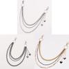 Hip Hop Heart Pendant Metal Belt Chain For Men And Women Casual Fashion Accessory