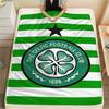 1Pc Celtic FC Print Flannel Blanket High Quality Warm Comfortable Cover for All Seasons Perfect for Gifts Home Decor