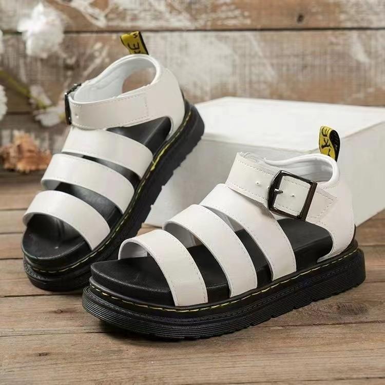 

Platform sandals women, new casual open-toe buckle beach shoes sandals 36 білий