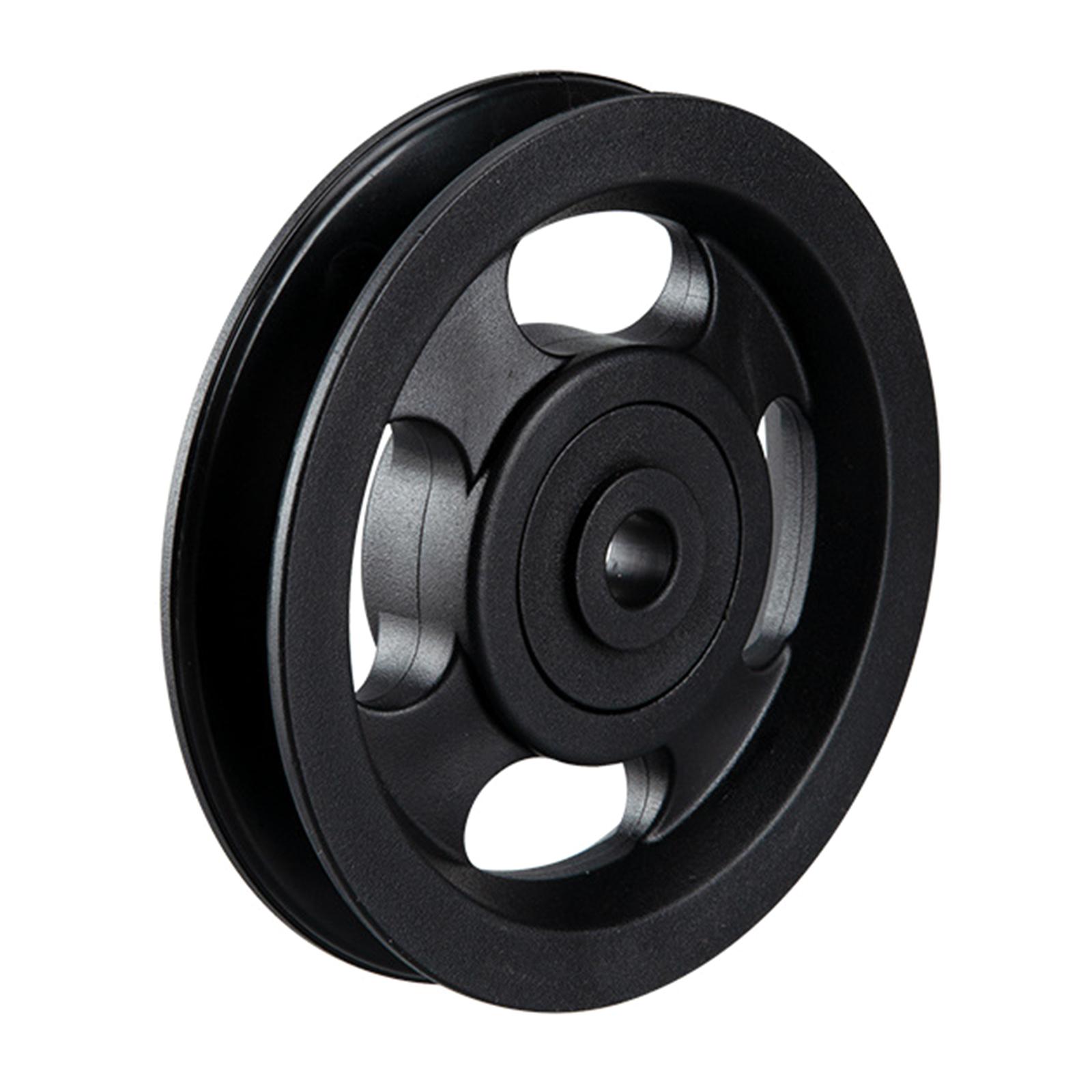 

Gym Pulley Wheel, Round Bearing Pulley Wheel Replacement Gym Fitness Pulley Equipment Cable Machine Wearproof Spare Part