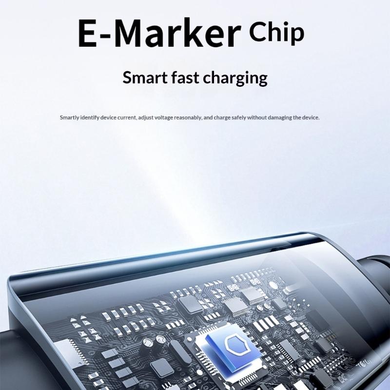 100W Super Fast Charging Type C Data Cable Aluminum Alloy for Rapid Device Power and Use in Daily Life