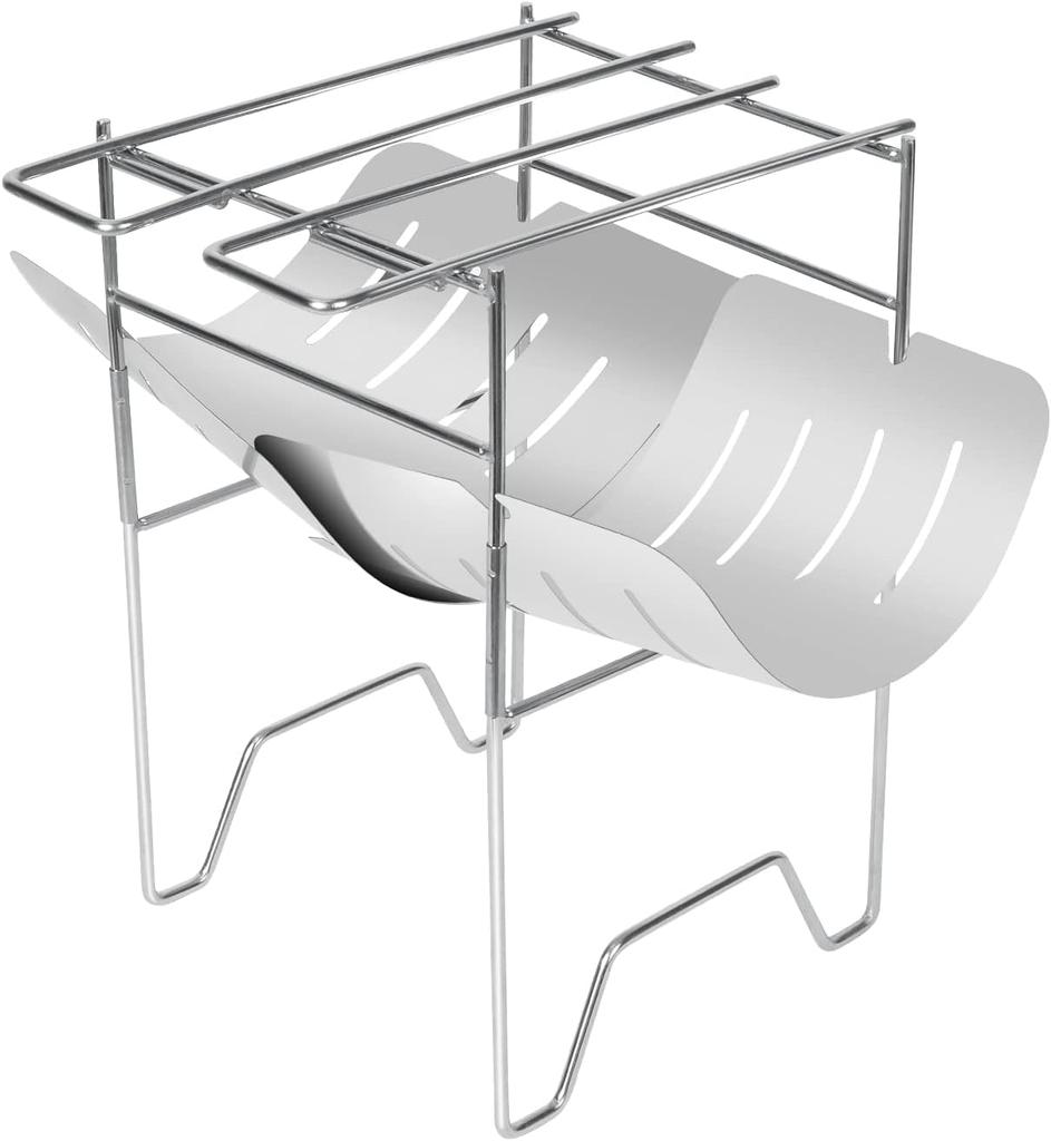 OBEST Solo Grill Bonfire Stand Solo Bonfire Stand Bonfire Grill Stainless Steel Foldable 304 Canvas Case