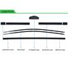 For Citroen C3 MK1 2002-2009 Car Wiper U-type Soft Rubber Boneless Wiper HD Quiet Durable Automotive Wiper replacement three rub