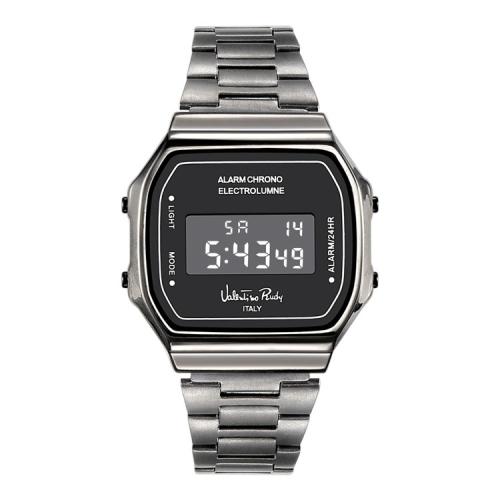 [Valentino Rudy] Универсальные цифровые электронные часы Valentino Rudy VR6575B-BKGY FREE