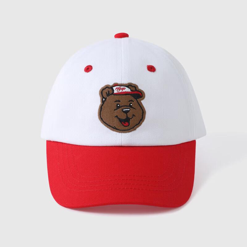 GAP Toddler Boys' Bear Embroidered Color Block Baseball Cap