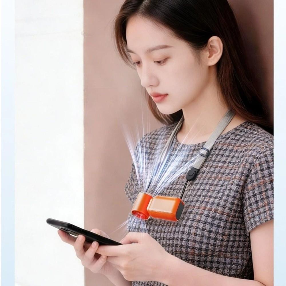 Ultra-Quiet Portable Electric Fan Digital Display Small Summer Fan New Mini Handheld Fan  Summer