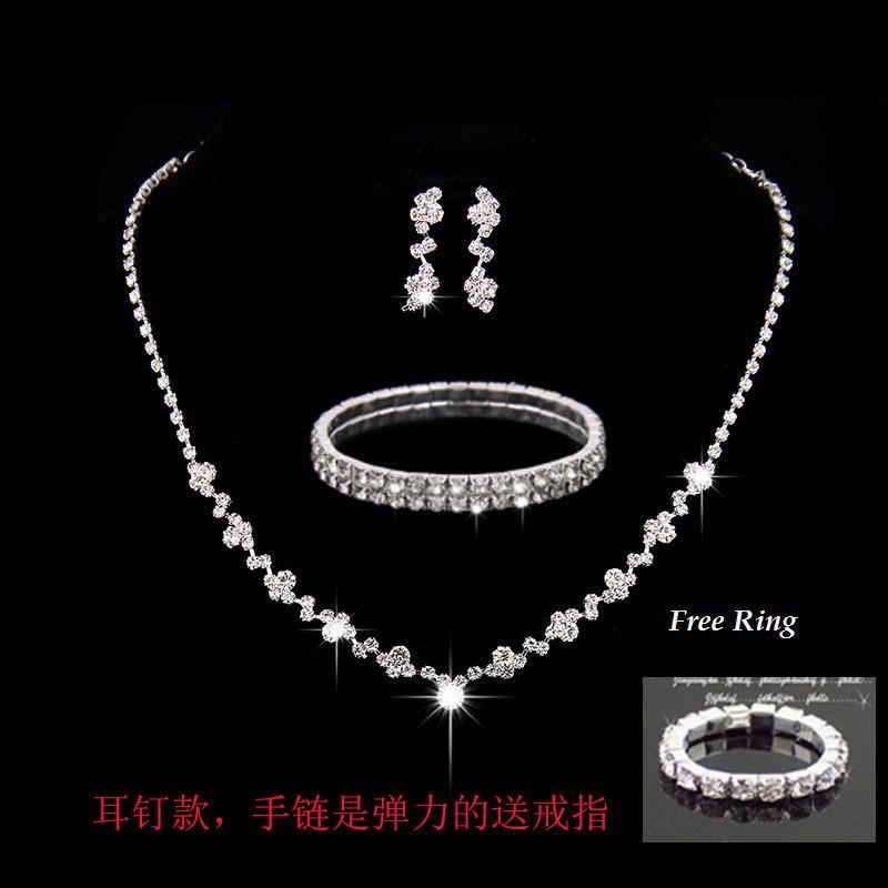 Simple Jewelry Set, Necklace, Temperament, Jewelry 425 Earrings Are Versatile.
