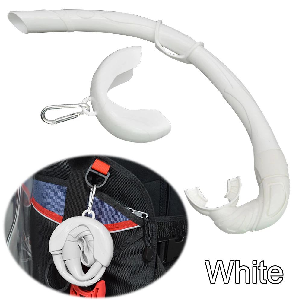 Silicone Foldable Snorkel Tube Snorkel with Compact Storage Case Women Men Roll Up Snorkel Wet Breathing Tube For Snorkeling