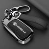 Zinc Alloy Leather Car Smart Remote Key Case Cover Holder Protection For Morris Garages MG Cyberster 2024 Keyless Accessories