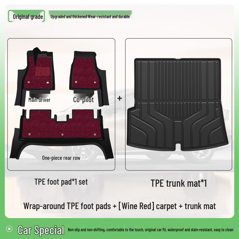 Custom TPE Floor Mats for 2026 Geely Galaxy E5 - Full Coverage and Original Fit Accessories