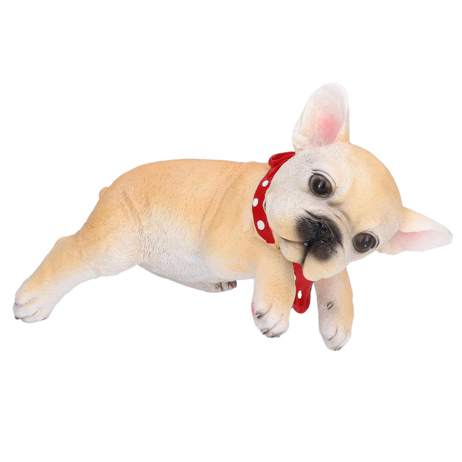 

Desktop Puppy Resin Ornaments Realistic Desktop Decorations Puppy Statue for Indoor