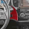 For Mitsubishi Outlander 2017 2018    Real Soft Carbon Fiber Sticker LHD RHD Central Air Outlet Frame Panel Trim