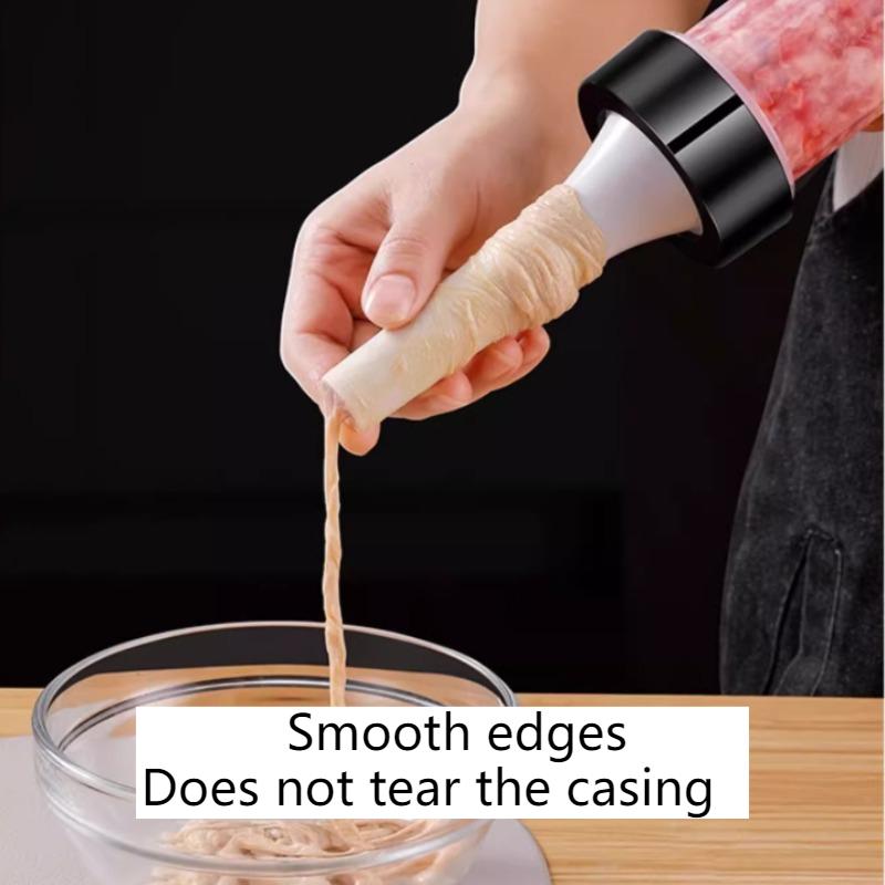 1set Sausage Filling Machine Set Meat Stuffer Filler Manual Meat Injection Sausage Tool Make Sausage Kitchen Cooking Tool