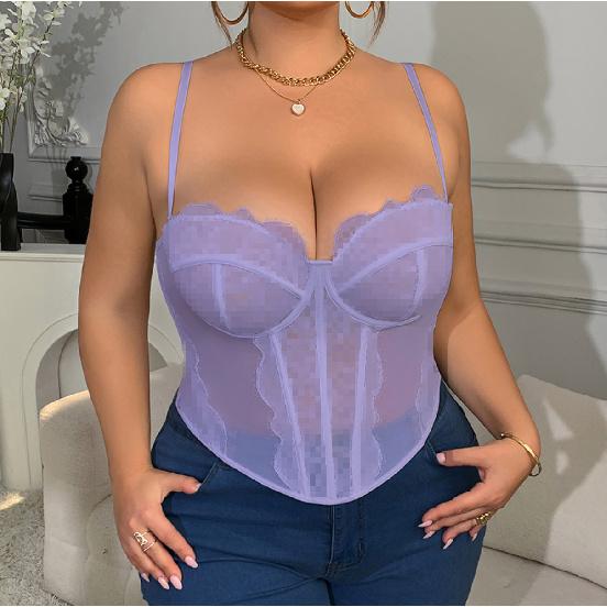 

Корсети, модний та елегантний жіночий одяг 4XL фіолетовий