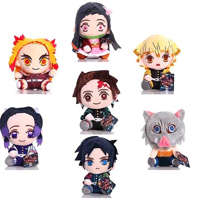 20cm Anime Demon Slayer Plush Tomioka Giyu Kamado Tanjirou Kamado Nezuko Agatsuma Zenitsu Plush Toys Doll Peluche Women Gift